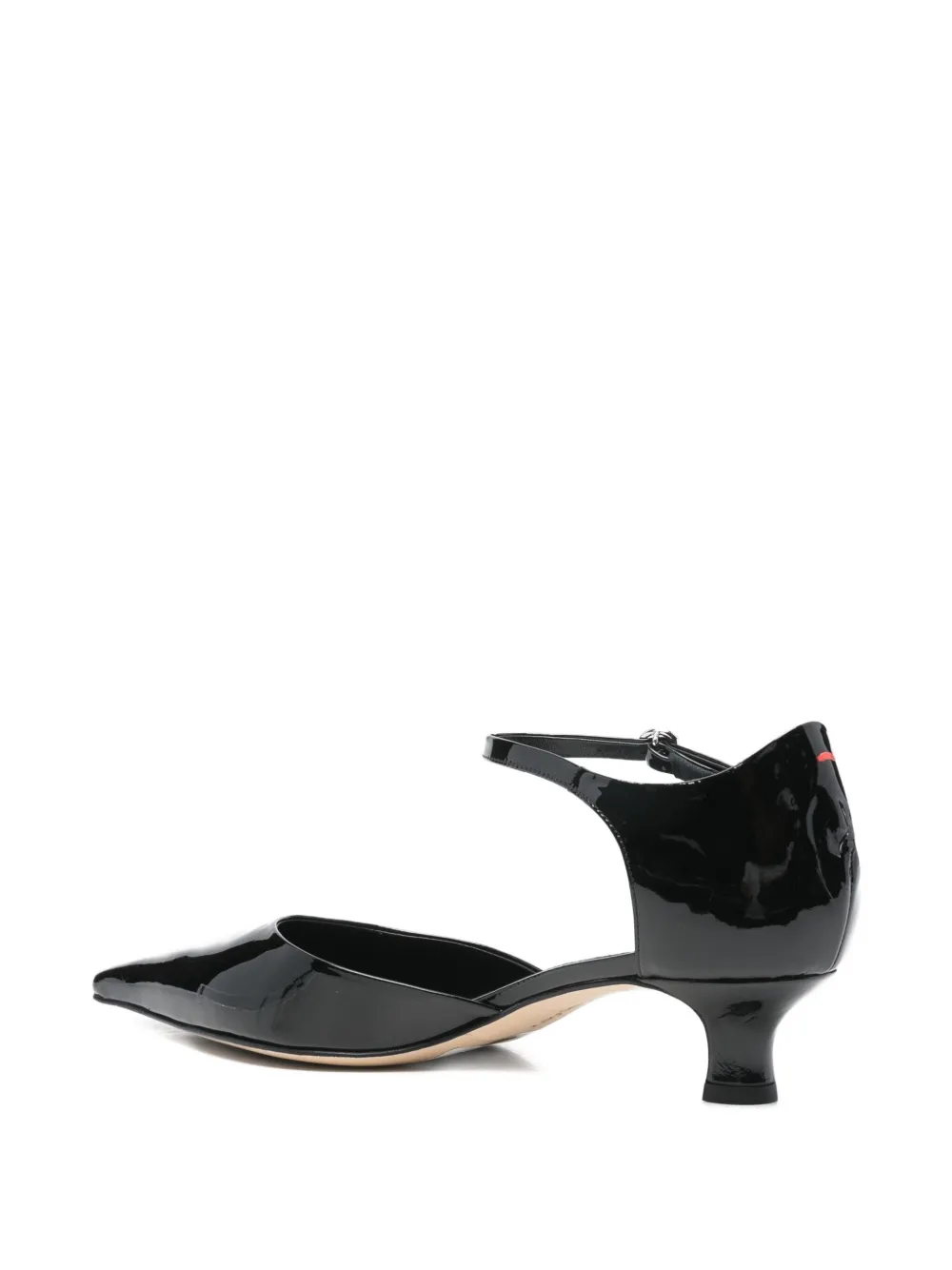 Aeyde 35mm Tillie Leather Pumps In Black