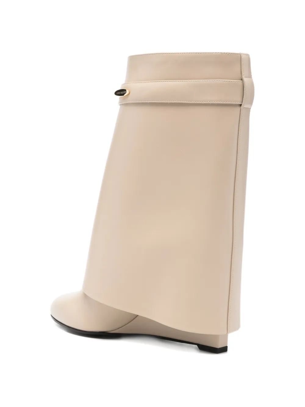 Givenchy shark heel ankle boot Beige