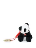 MC2 Saint Barth Kids plush panda keyring - Black