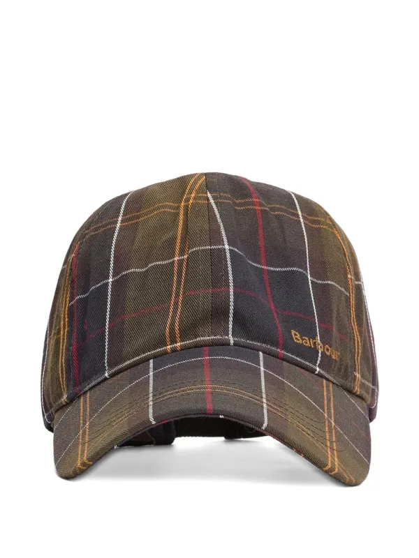 Barbour Tartan Baseball Cap Green FARFETCH