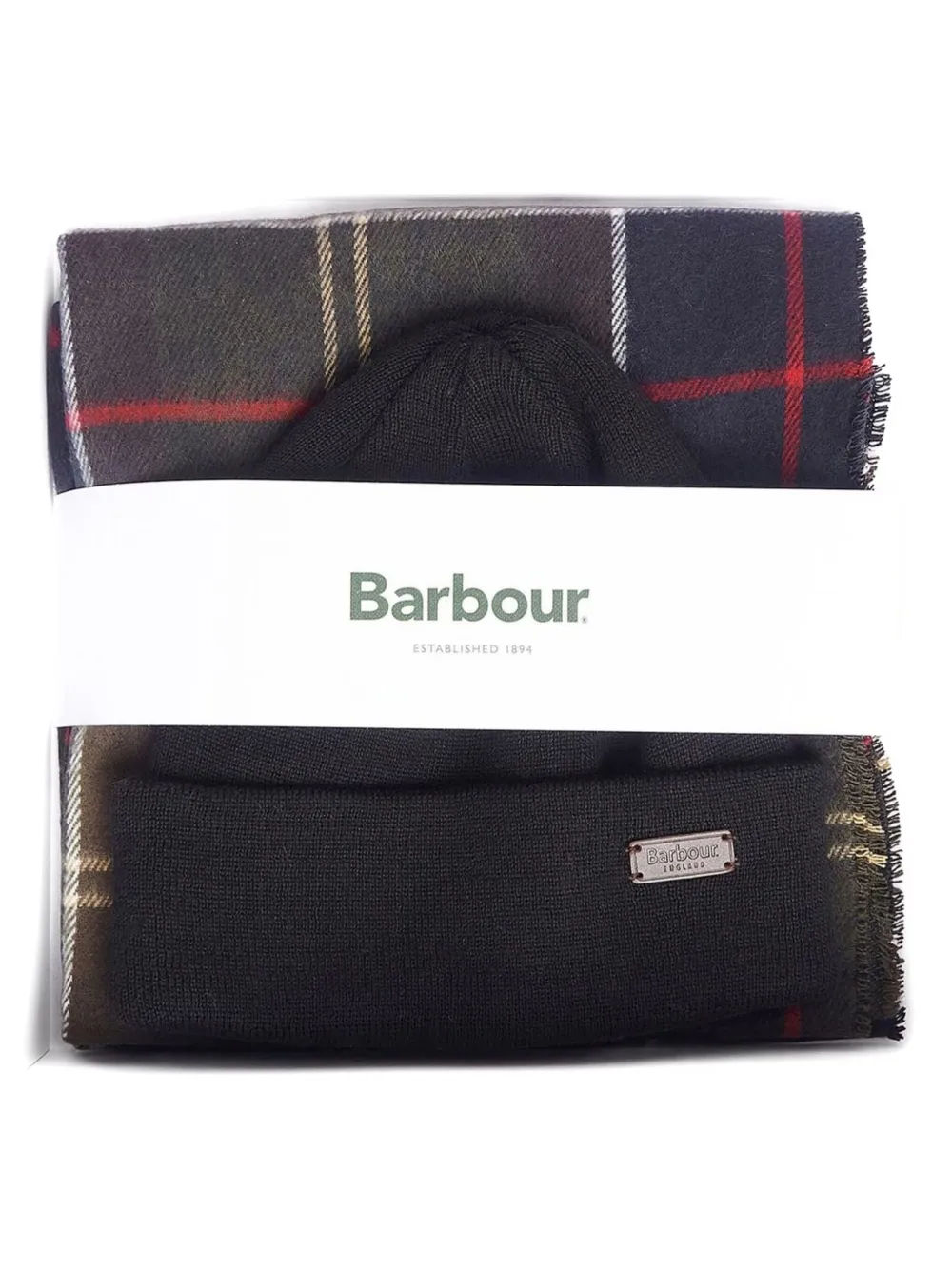 Barbour Tartan Scarf (set Of Two) In Multi