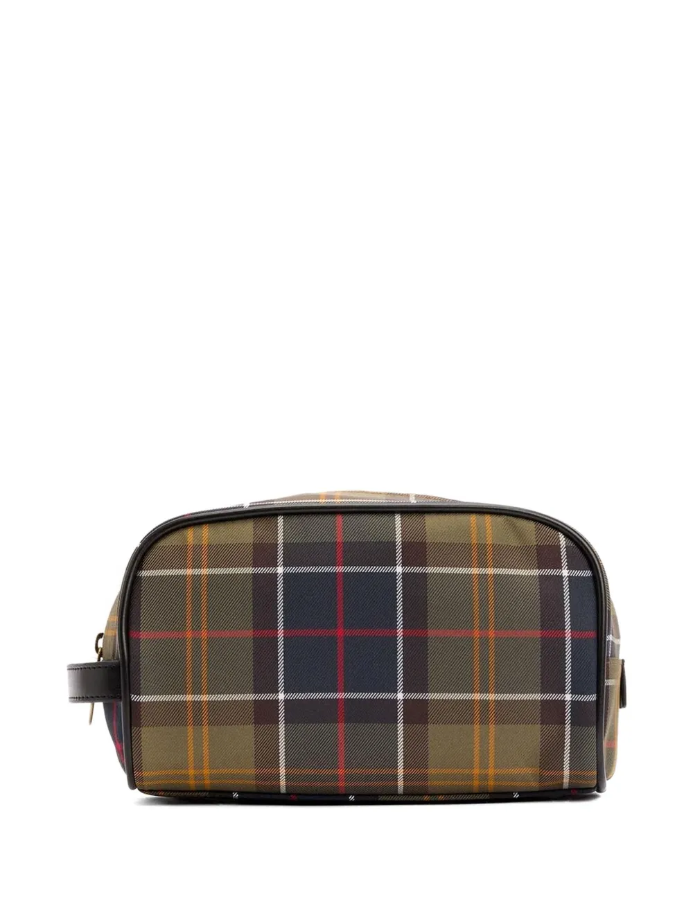 Barbour tartan wash bag - Groen