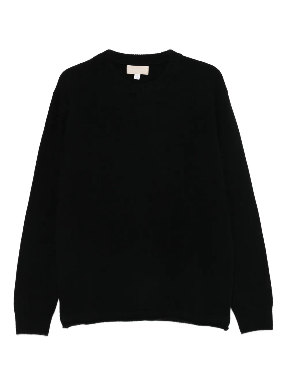 120% Lino round-neck sweater - ブラック 120% Lino round-neck sweater - ブラック