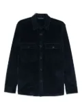 120% Lino corduroy pocket shirt - Blue