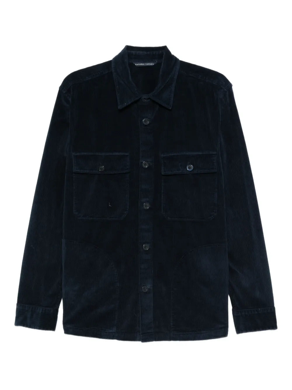 120% Lino corduroy pocket shirt - ブルー 120% Lino corduroy pocket shirt - ブルー