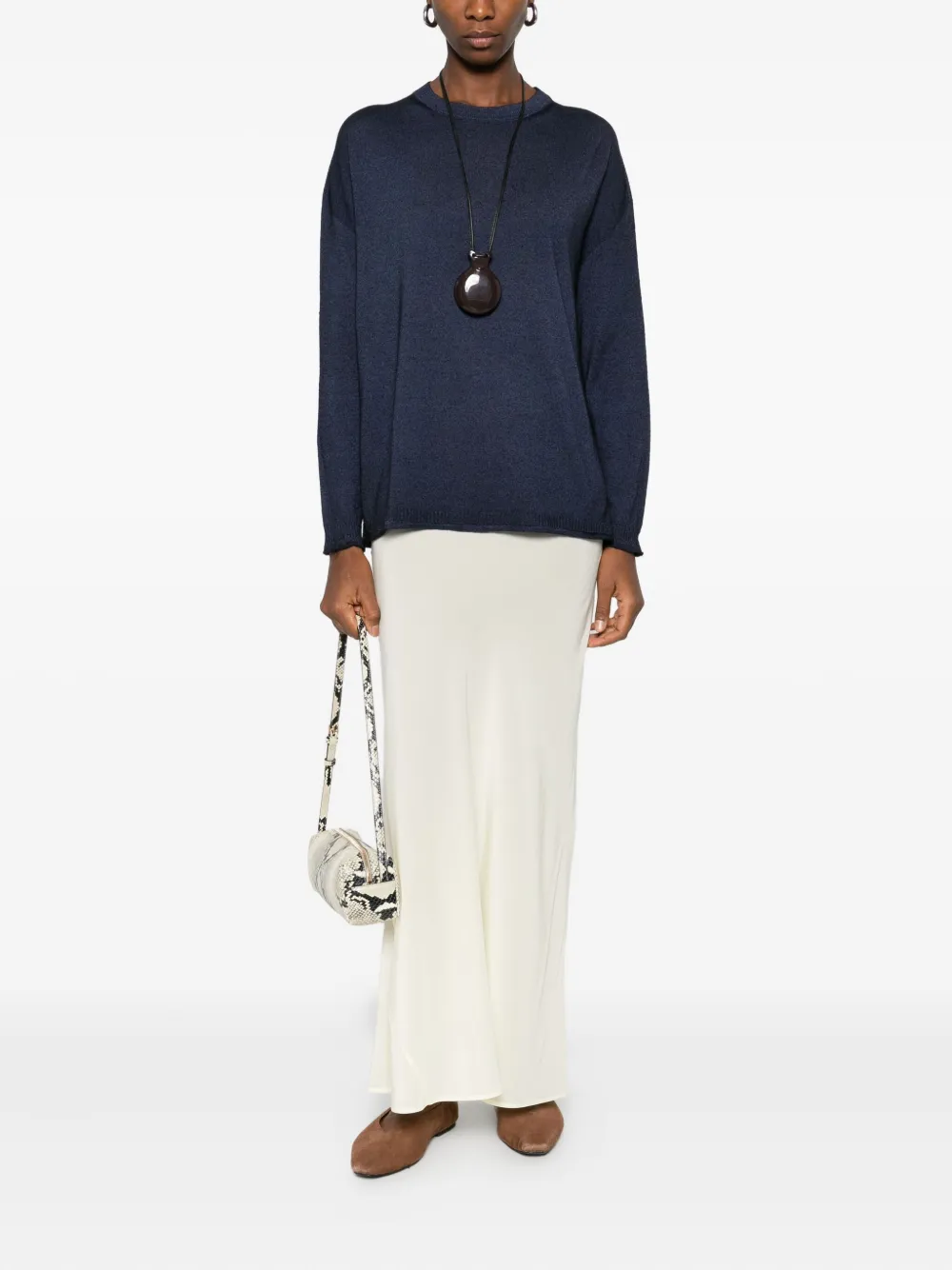 120% Lino fine-knit jumper | Knitted Sweaters | Image 2