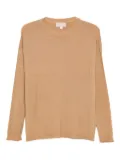 120% Lino ruffled-trim sweater - Neutrals