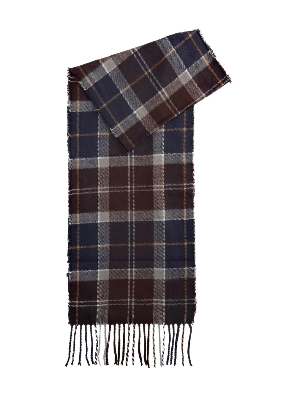 Barbour tartan scarf (set of two) - Grijs