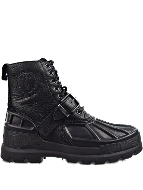 Polo Ralph Lauren leather buckle boots