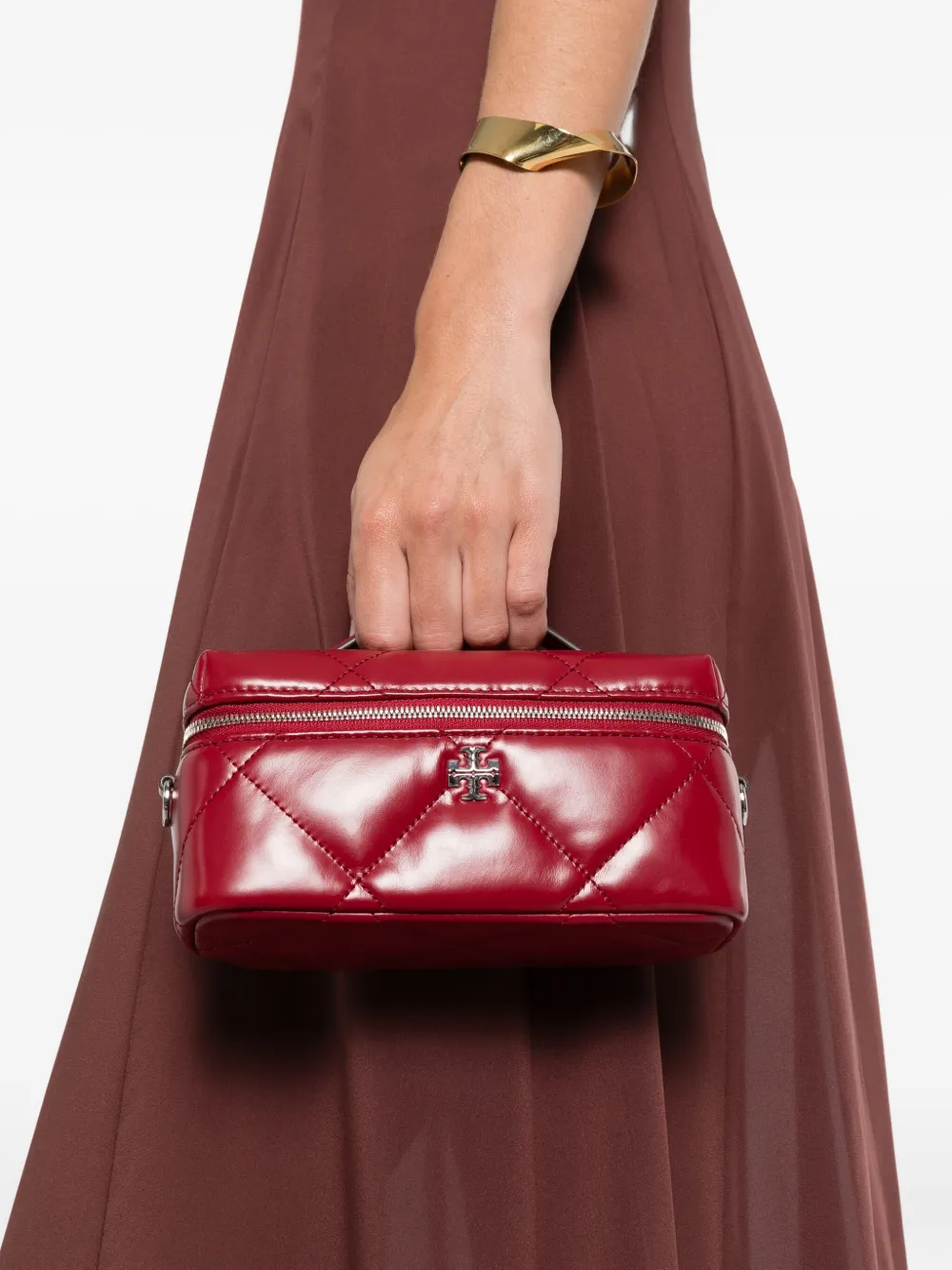 Tory Burch Kira gewatteerde shopper - Rood