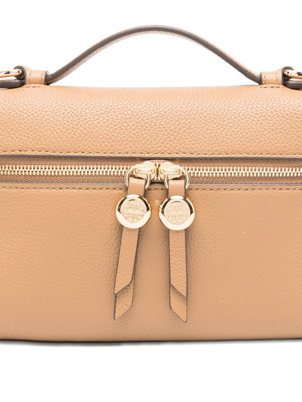 Tory Burch Mini Romy Slim Tote Bag In Neutral