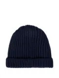 Little Bear ribbed wool hat - Blue