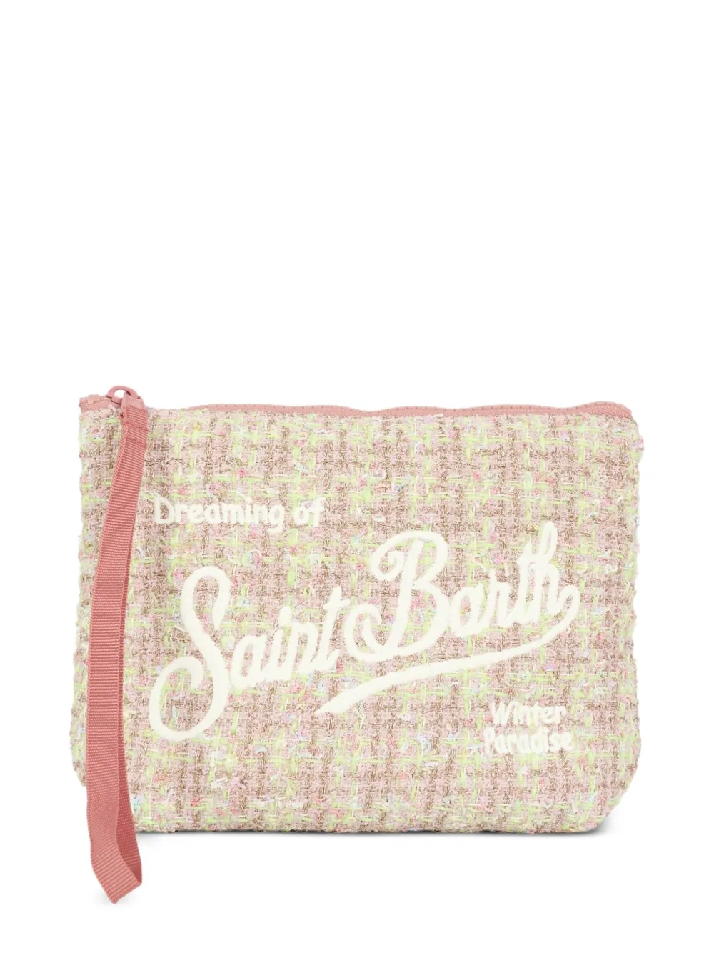 MC2 Saint Barth tweed pochette | Pink | Image 1