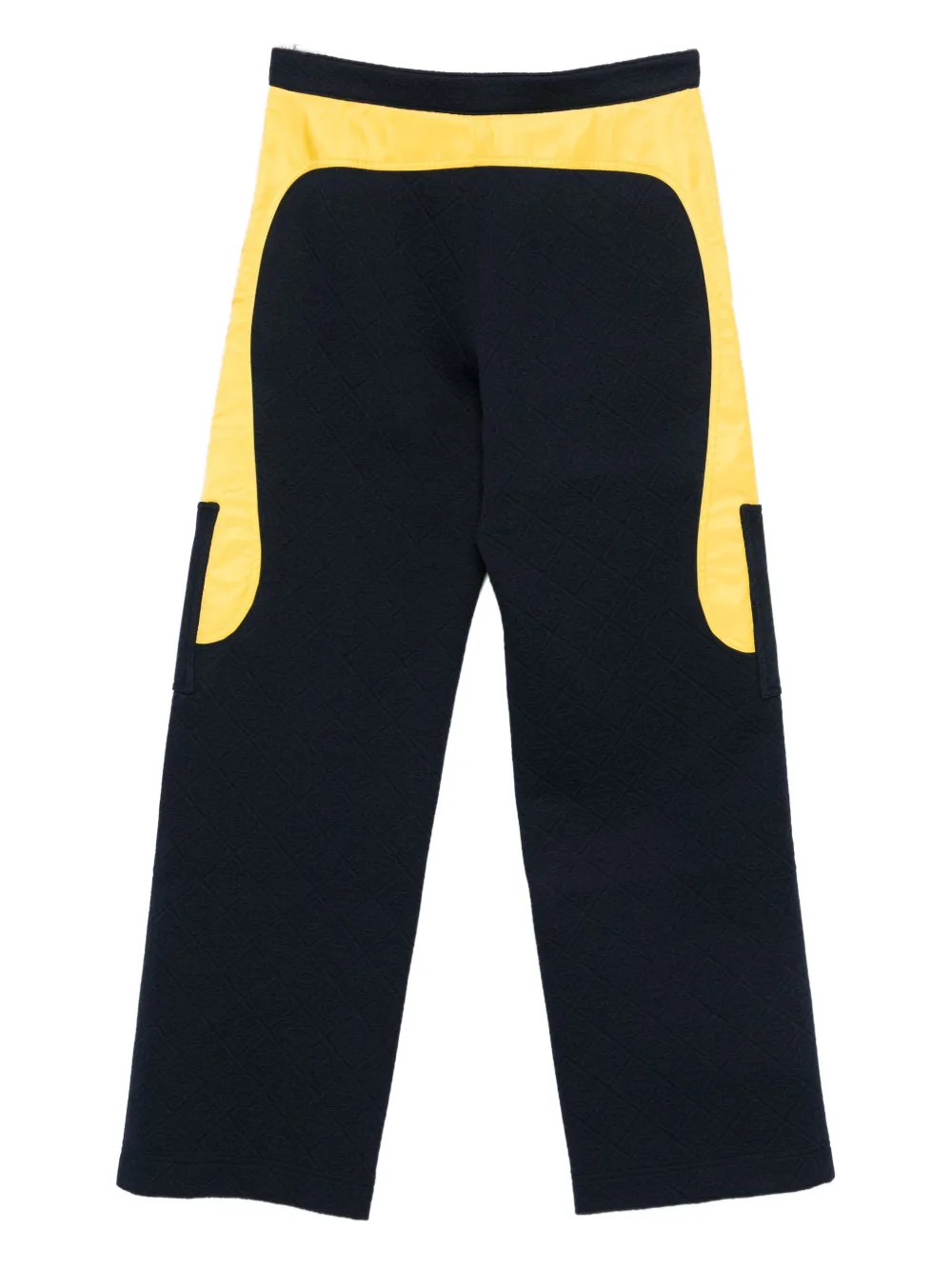 Casablanca textured panelled trousers - Zwart