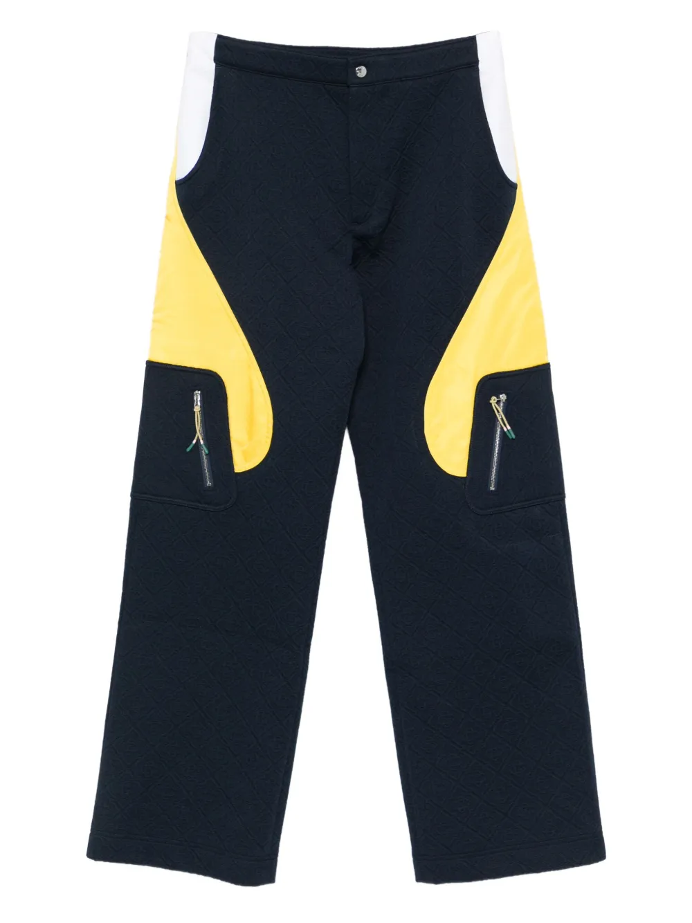Casablanca textured panelled trousers | Black | Image 1