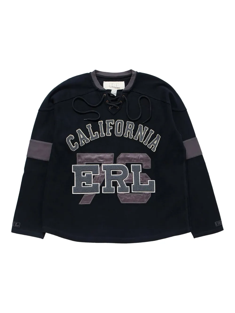 ERL laced hockey jersey | Black | Image 1