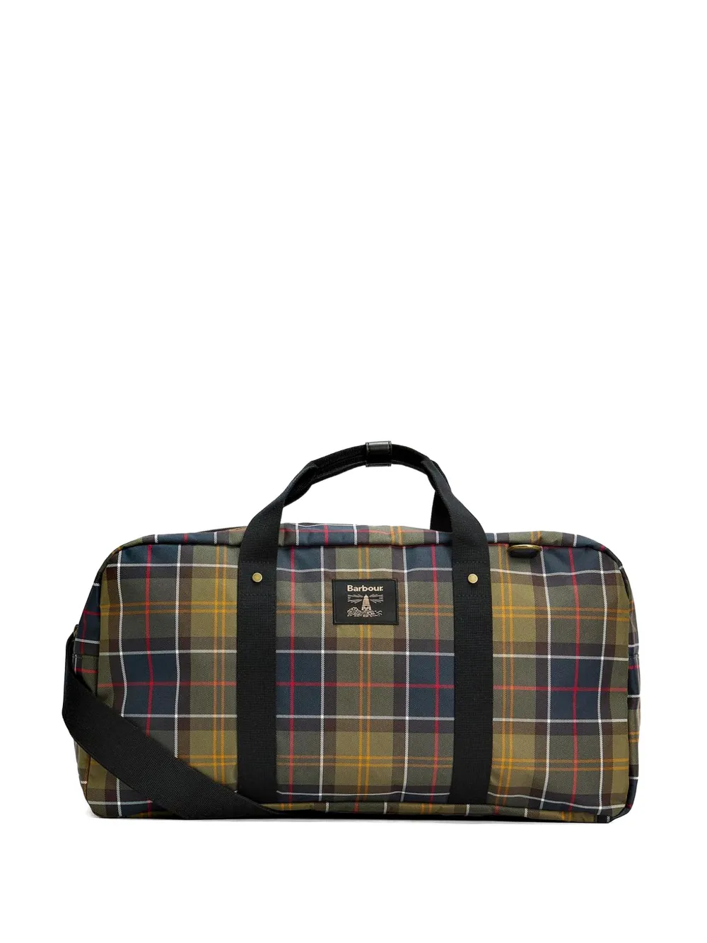 Barbour checked travel bag - Verde
