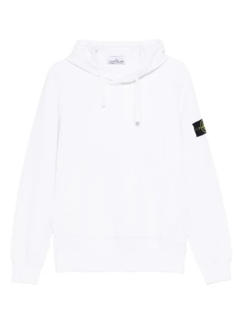 Stone Island logo-patch hoodie