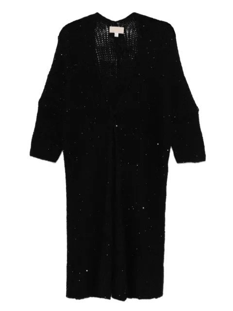 120% Lino sequin-embellished cardigan