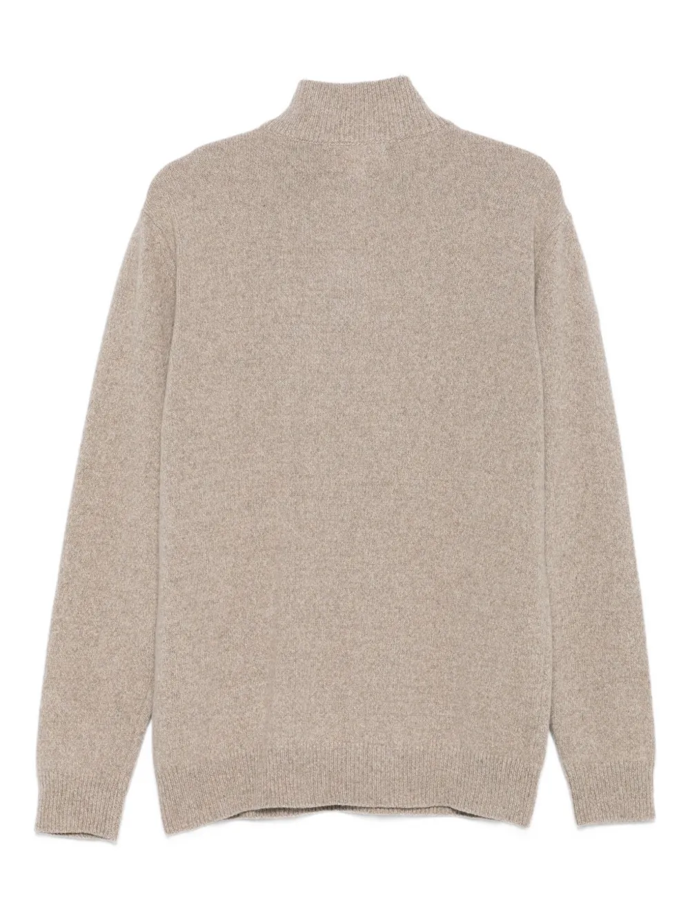 120% Lino Trui met hoge hals - Beige