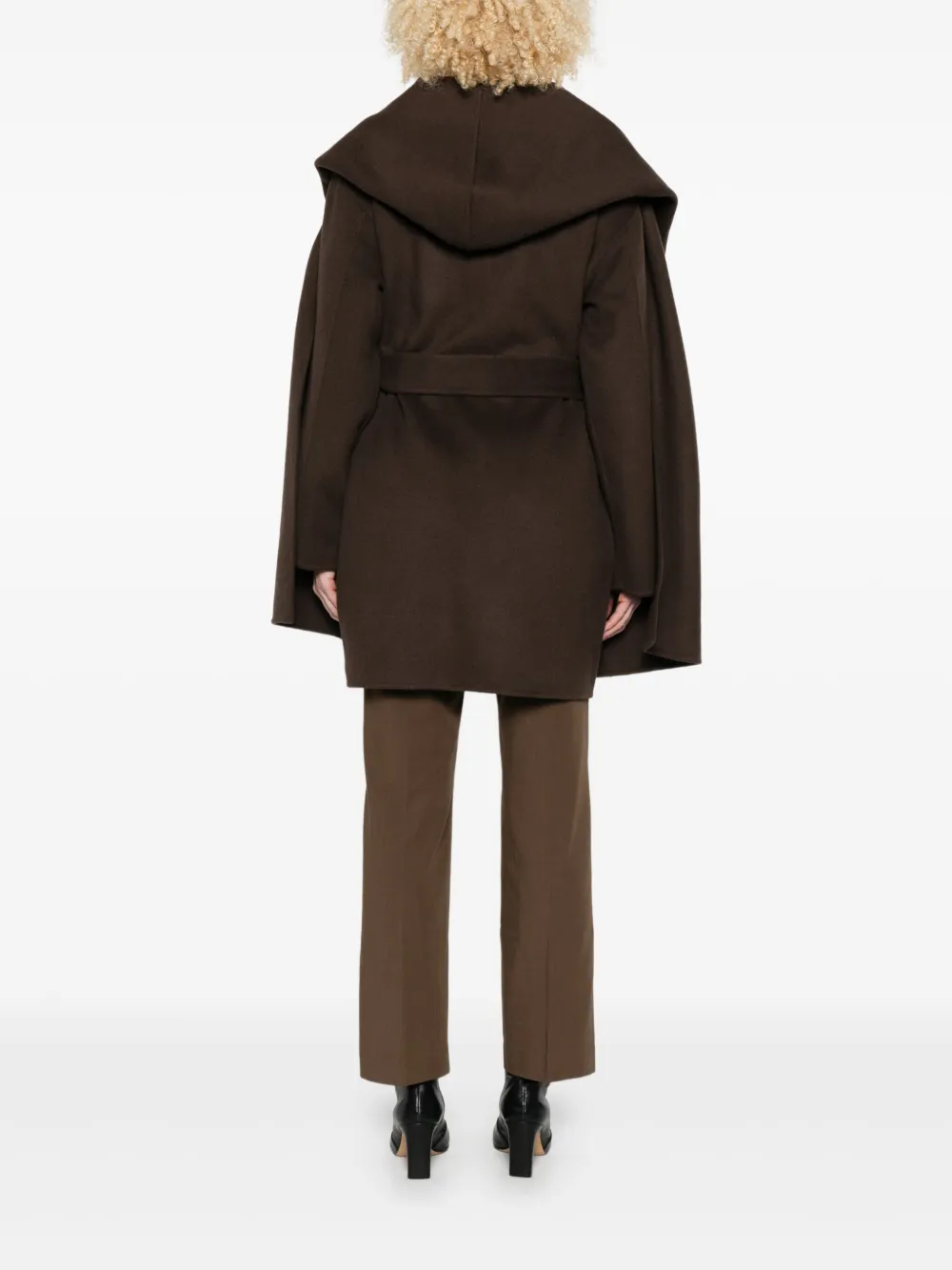P.a.r.o.s.h Layered Cape In Brown