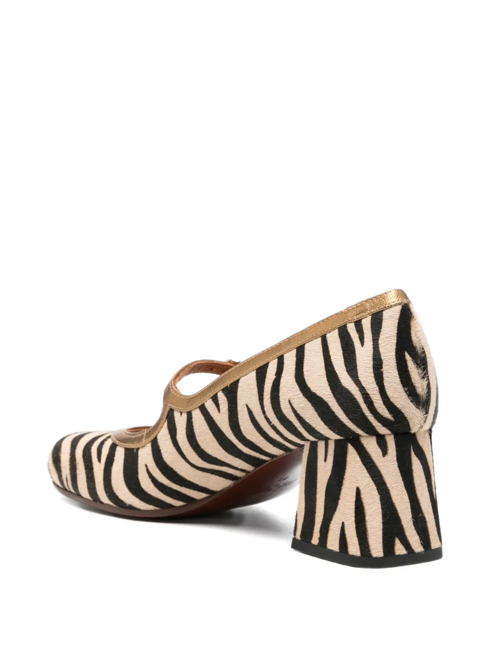 Chie Mihara 60 mm leren muiltjes met hak Beige