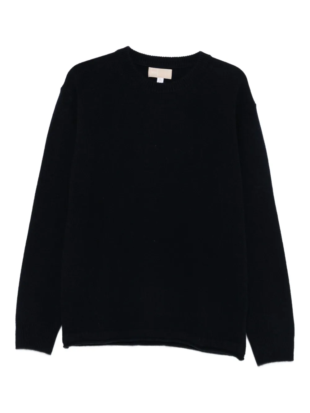120% Lino round-neck jumper - ブラック 120% Lino round-neck jumper - ブラック