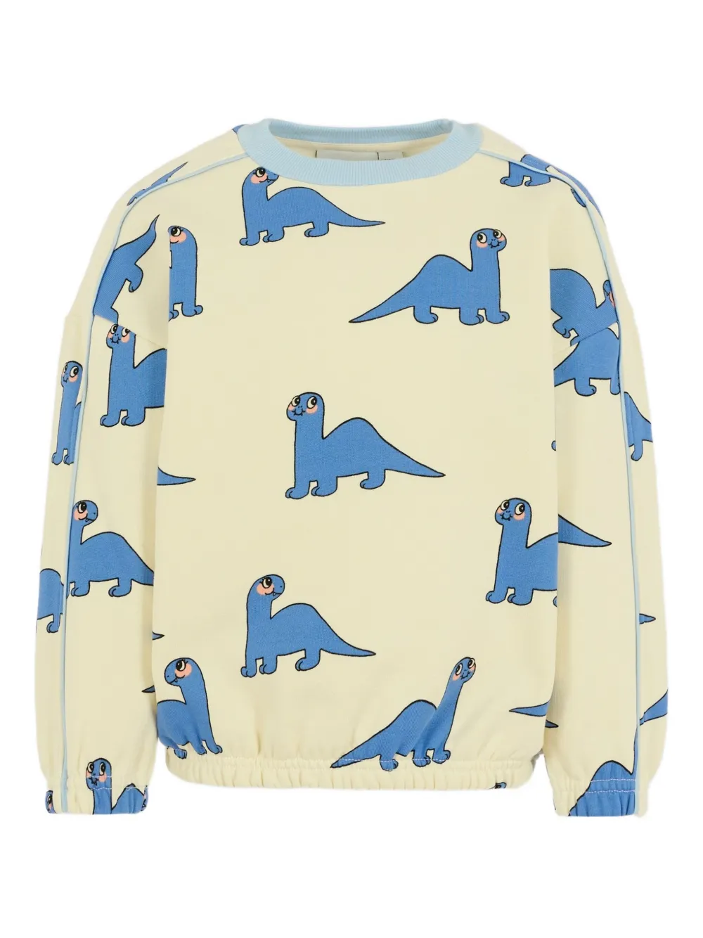 Mini Rodini Dinosaur-print Sweatshirt In Neutral