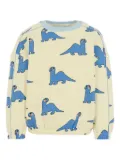 Mini Rodini dinosaur-print sweatshirt - Neutrals