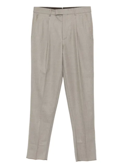 Zegna press-creased trousers