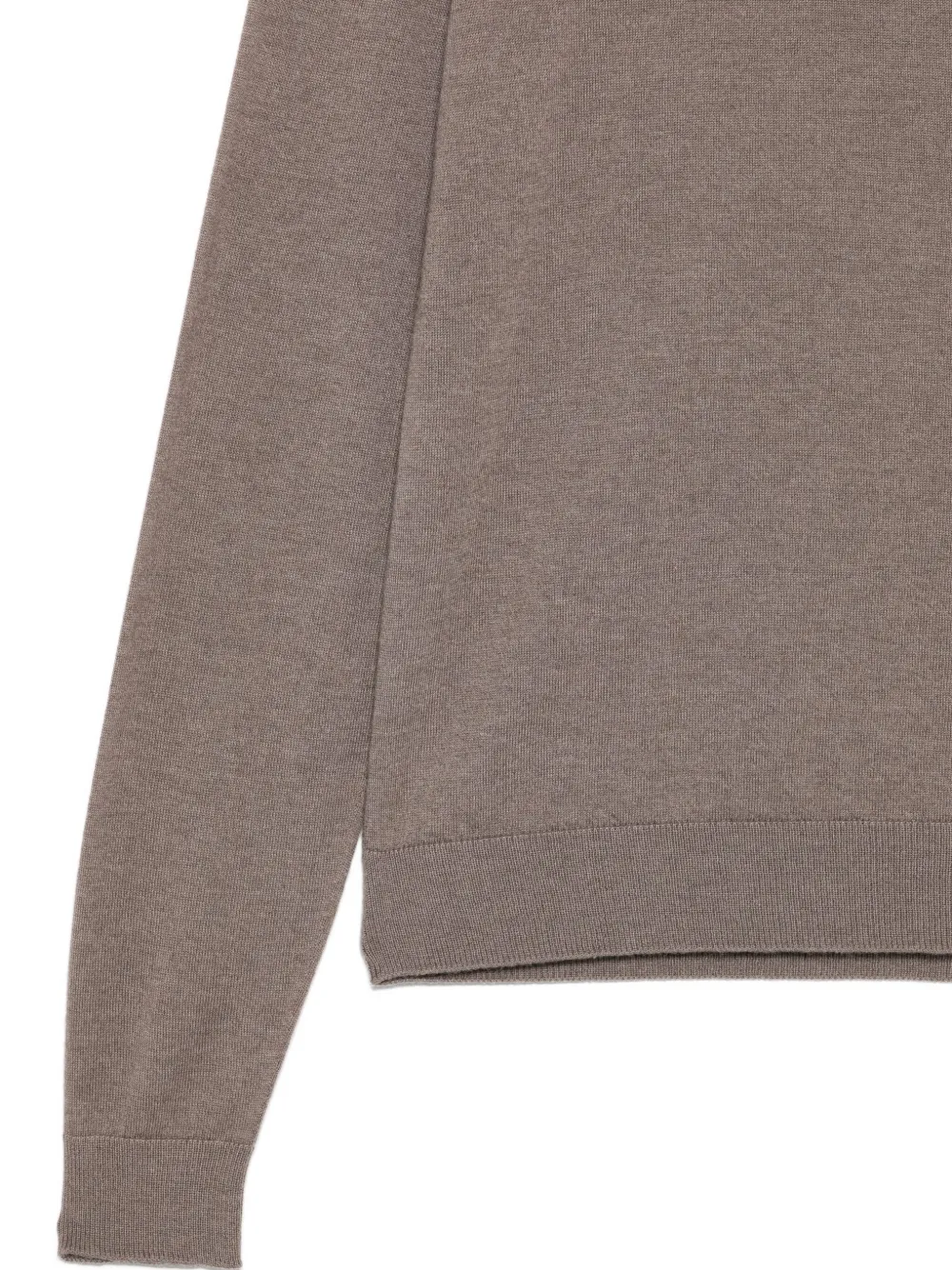 Iris Von Arnim Crew-neck Sweater In Brown