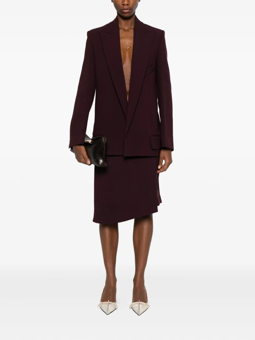 Victoria Beckham tailored wrap skirt | Asymmetric & Draped Skirts | Image 2