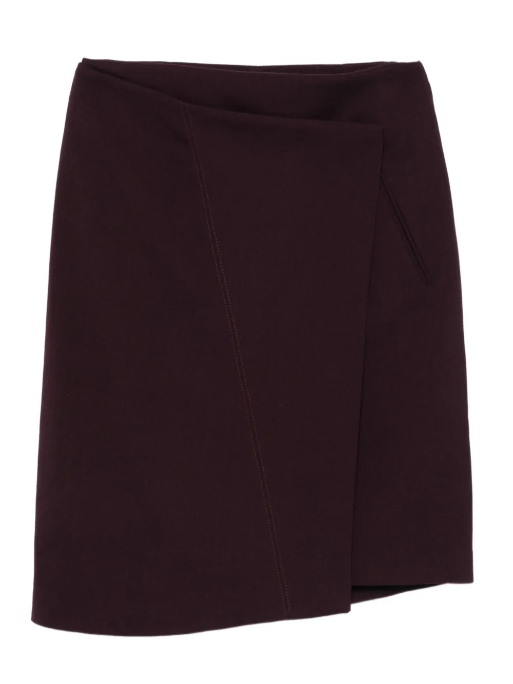 Victoria Beckham tailored wrap skirt | Red | Image 1
