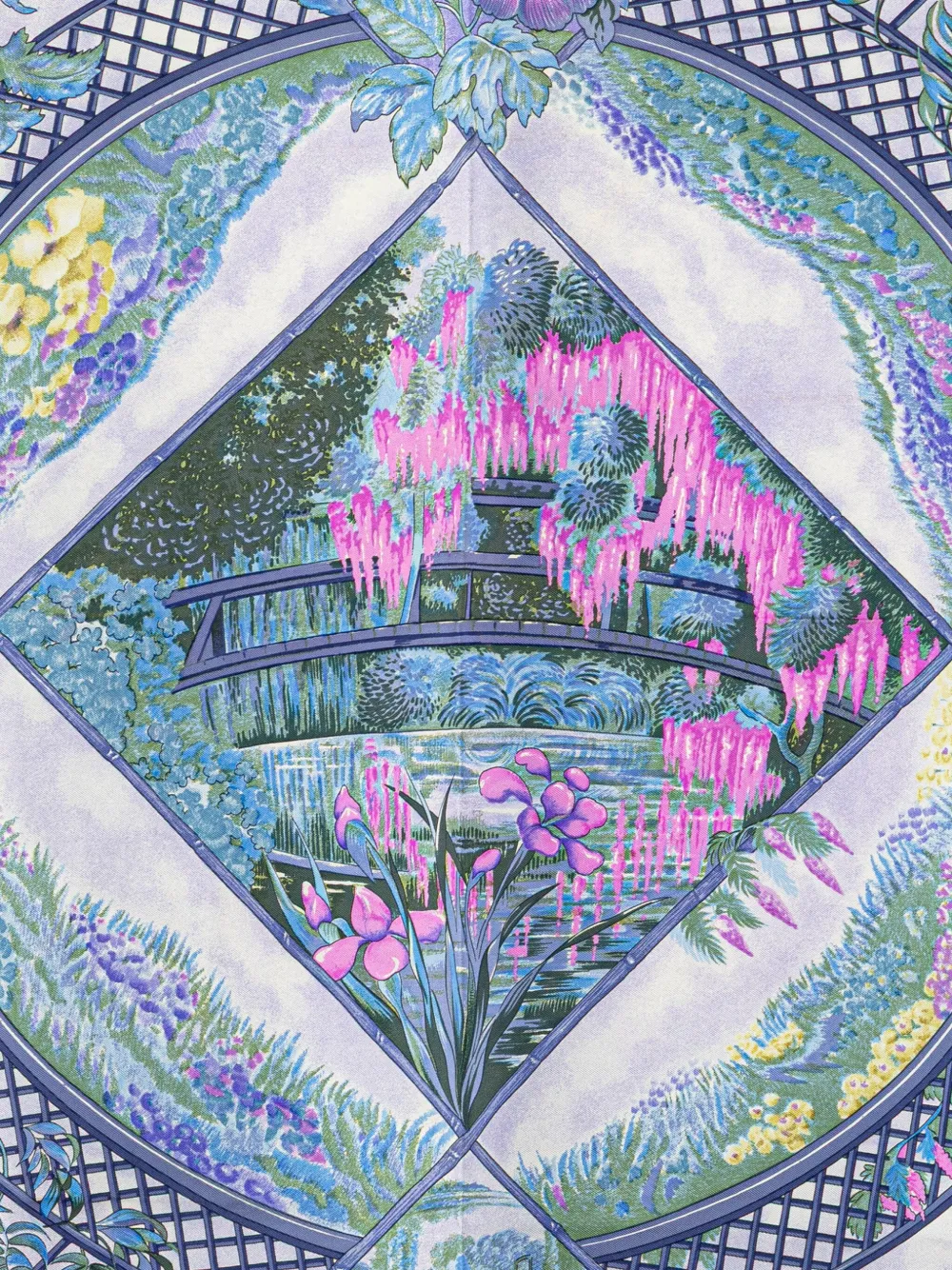 Hermès Pre-Owned 20th Century Giverny Silk Scarf scarves | Image 2