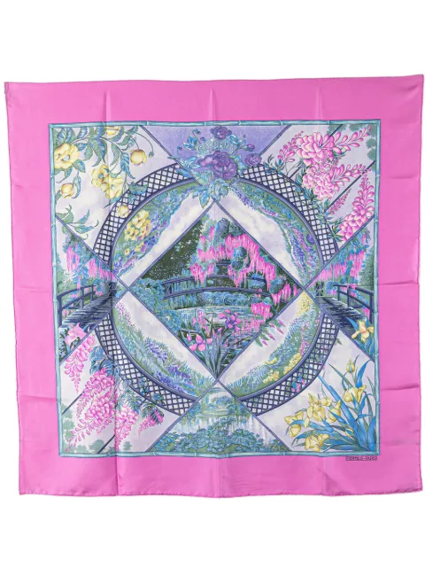 Hermès Pre-Owned 20th Century Giverny Silk Scarf scarves