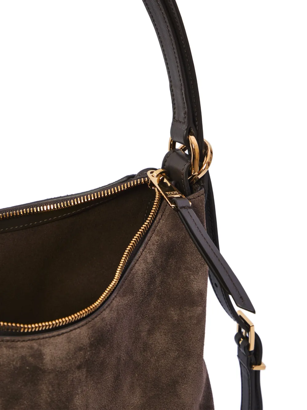 Tod's Small Shoulder Bag Featuring Adjustable Straps In Brown