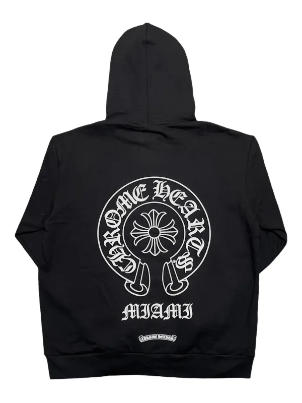 Chrome Hearts ロゴ パーカー | ブラック | FARFETCH JP