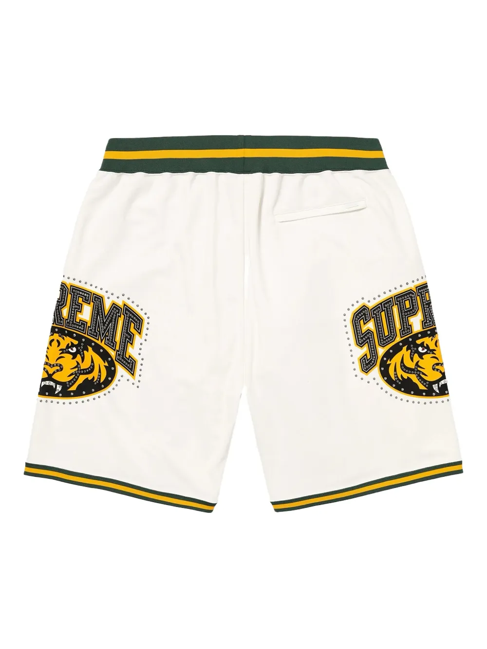 Supreme tiger-logo studded basketball shorts | Track & Running Shorts | Image 2