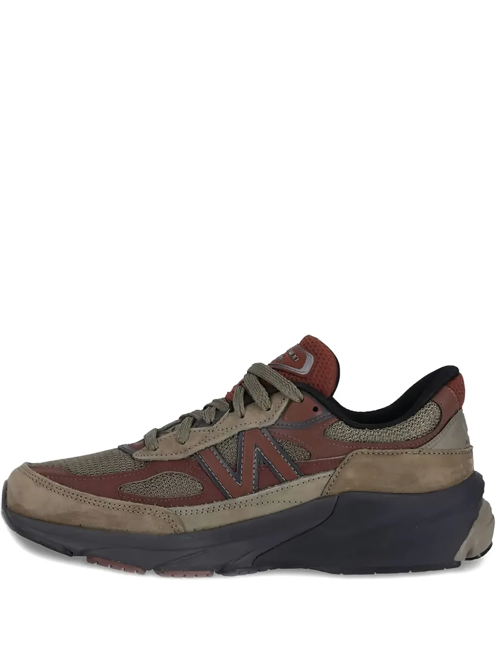 New Balance 990v6 sneakers met vlakken Bruin