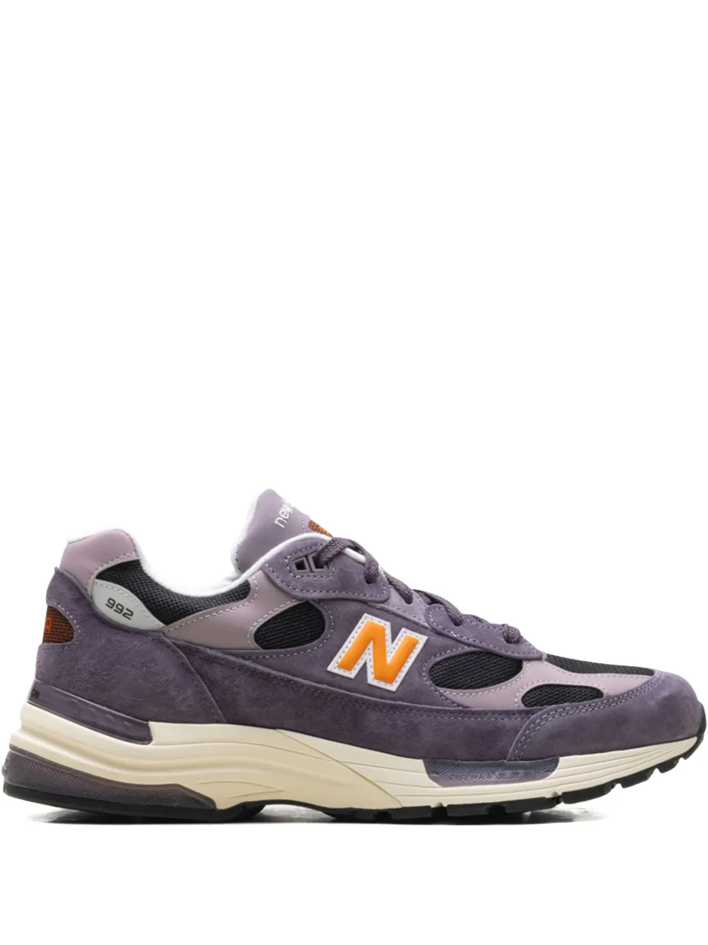 New Balance 992 "Made in USA - Dark Ice Wine / Black" - Viola