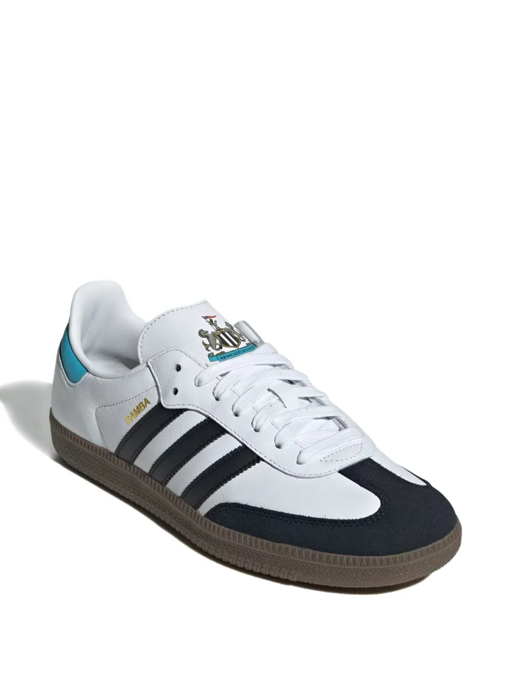 Adidas Originals X Newcastle United Samba "cloud White/black" Sneakers In White
