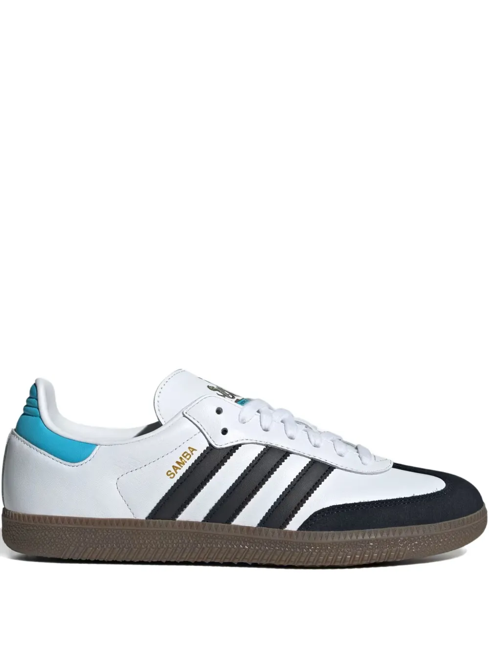 Adidas Originals X Newcastle United Samba "cloud White/black" Sneakers In White