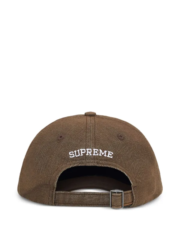 Supreme Cordura Denim S Logo Cap | Brown | FARFETCH