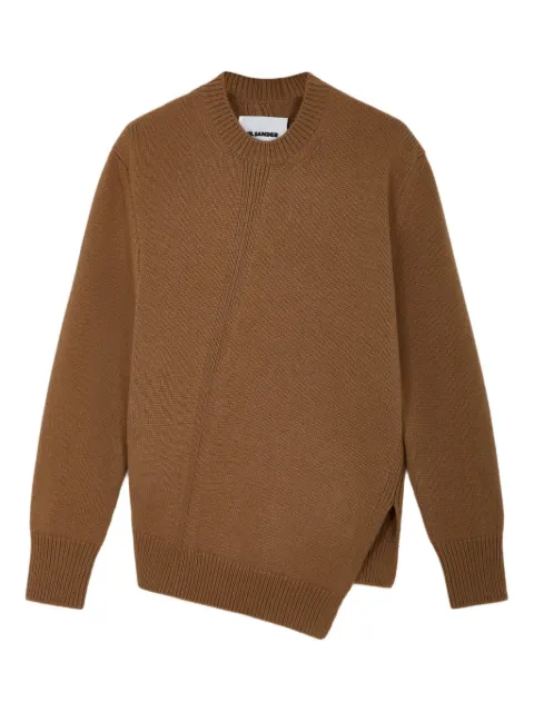 Jil Sander suéter asimétrico