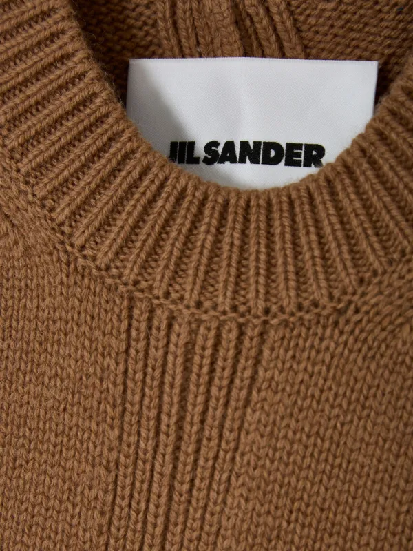 Jil Sander アシンメトリー セーター | ブラウン | FARFETCH JP