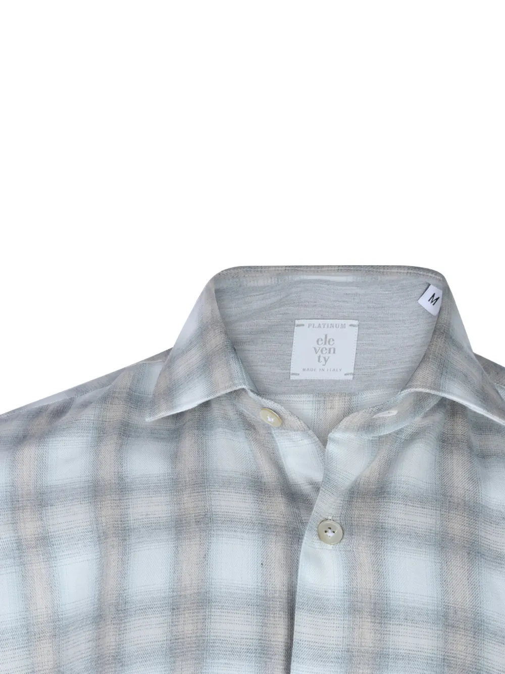 Eleventy Relaxed Plaid Long Sleeve Button-down Shirt In Blue