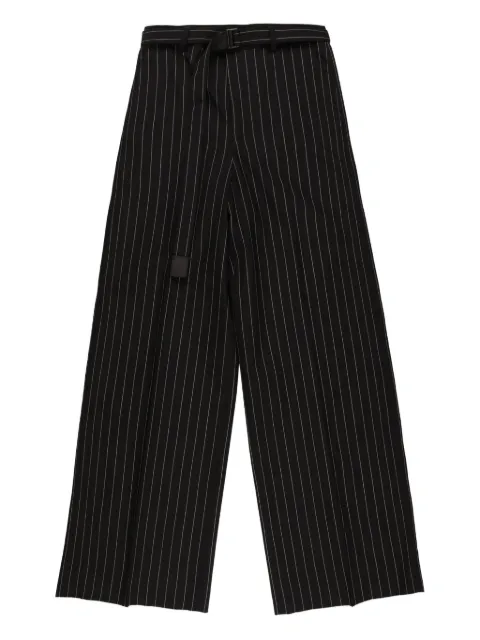 sacai striped trousers