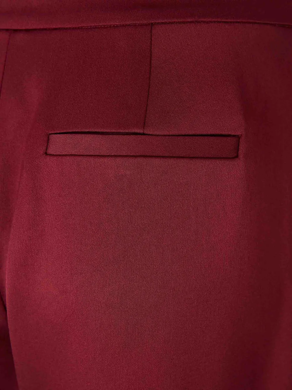 Simkhai Pleated Wool Trousers In Red