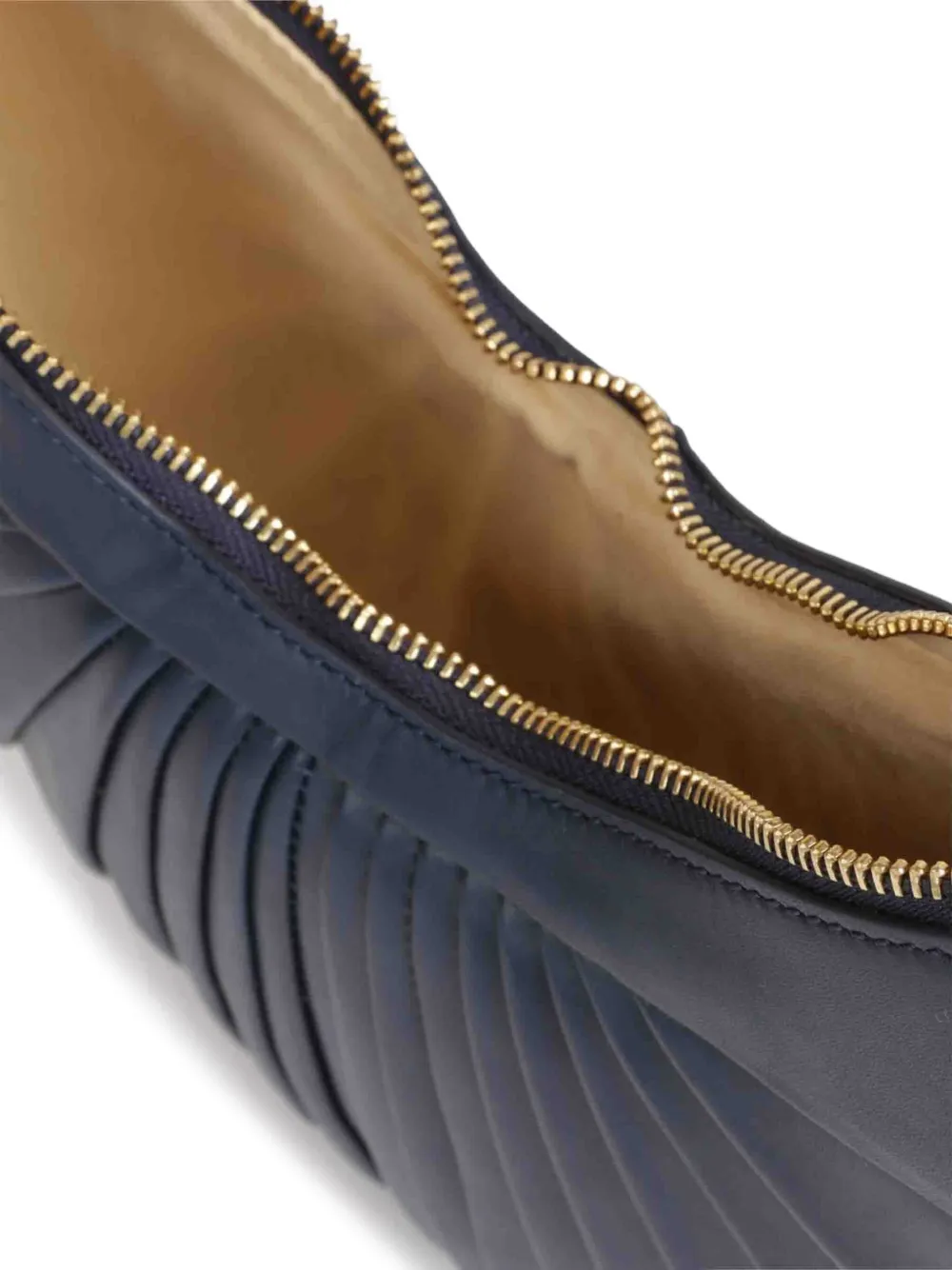 Cult Gaia Leren crossbodytas Blauw