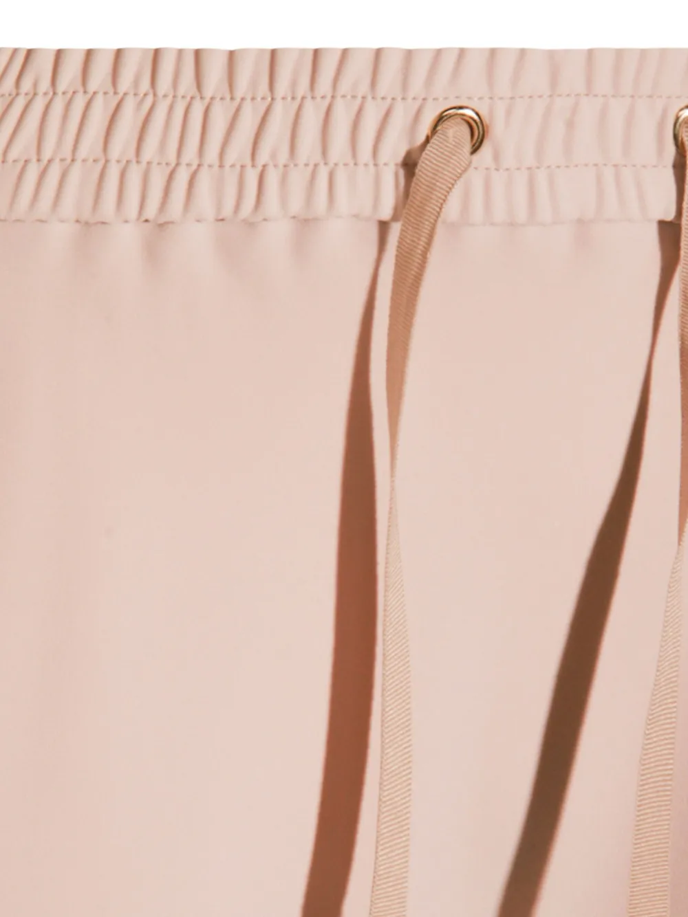 Herno Rok met elastische tailleband en trekkoord Roze